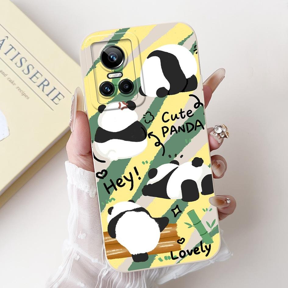 For Realme GT Neo 3 Case RMX3561 RMX3560 Shockproof Cover Fashion Tulip Soft Silicone Matte Phone Cases For Realme GT Neo3 Coque