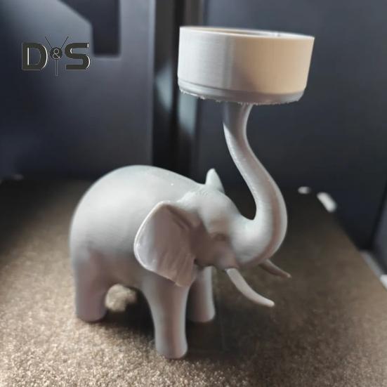 Svícen slona, votivní svícen na čajovou svíčku, stojan na svíčky do obývacího pokoje, koupelna, dekorace na stůl, figurka slona, ozdoba