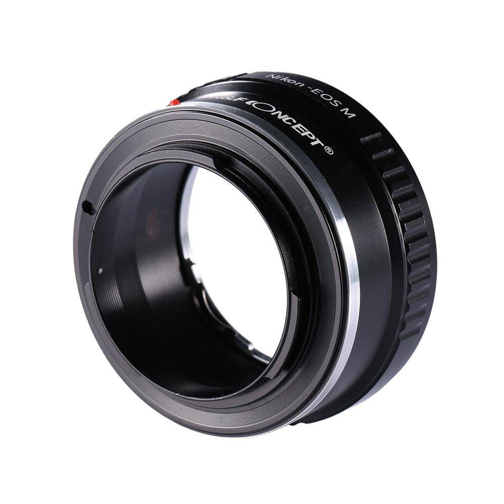 Concept Lens Mount Adapter lens to Canon mount K&F KF-NFEM (Nikon F-mount EF-M conversion)