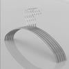 10Pcs Non-Slip No Trace Hangers, Thickened Semi-Circular Metal Clothes Hangers, Space Saving Wardrobe Organizer For Home Use