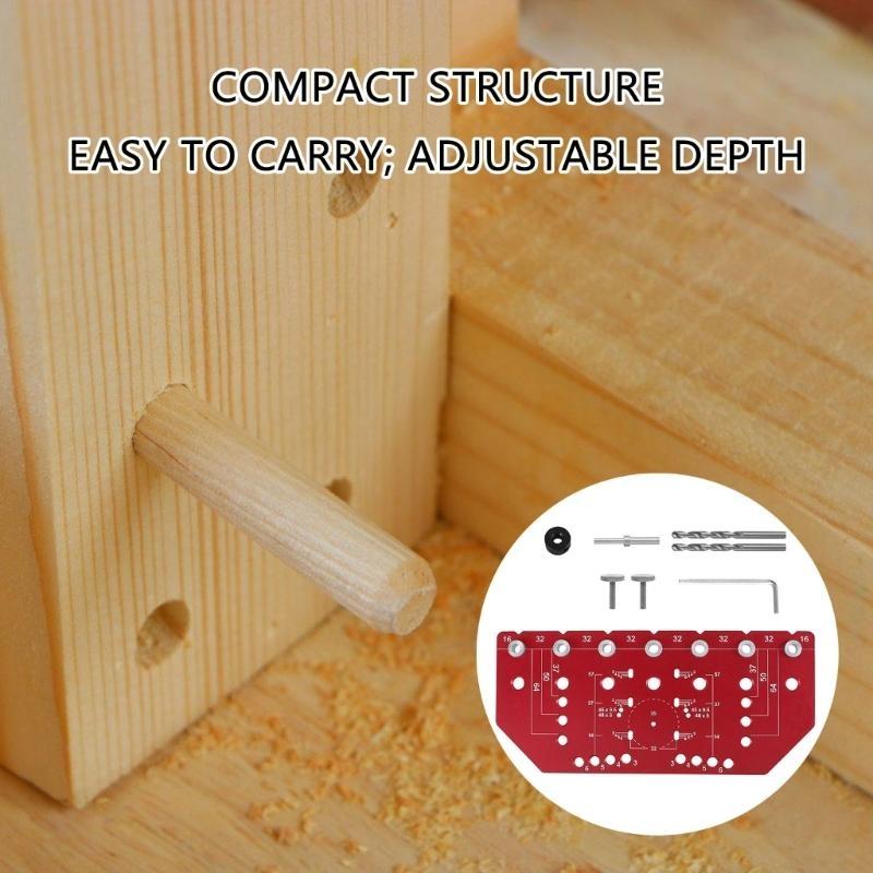 35mm Concealed Hinges Drilling Jig Guide Hinges Hole Drilling Guide Woodworking Tool Hole Opener Locator