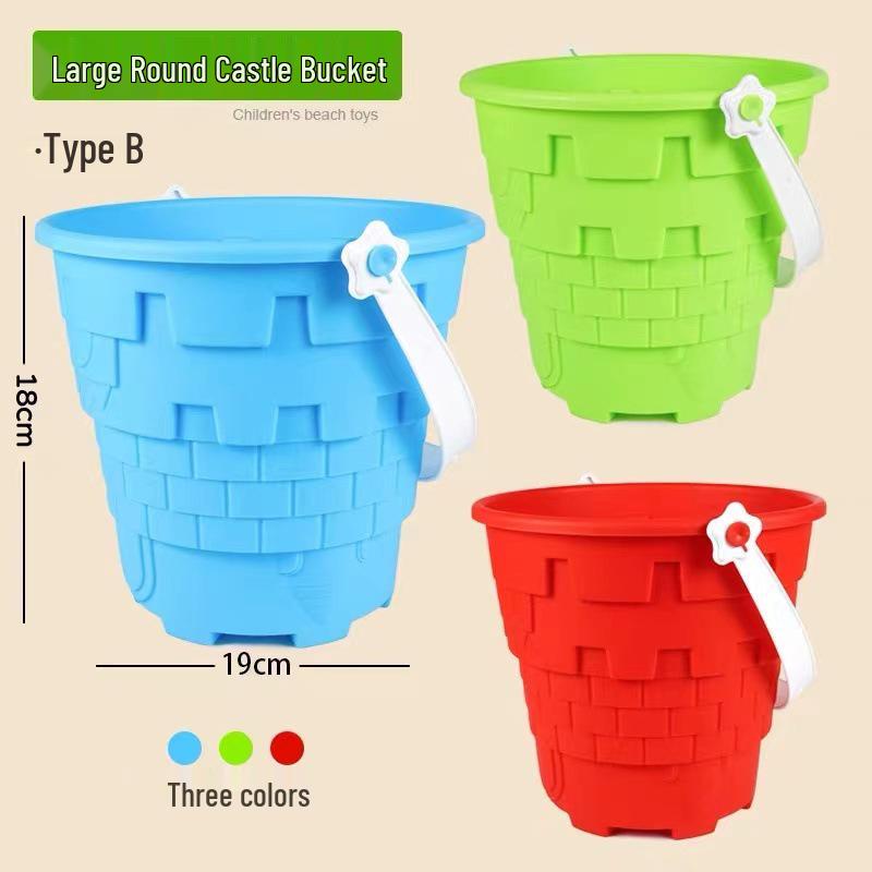 Beach Toy Shovel Set: Small, Medium, Large Shovels with Iron Handles