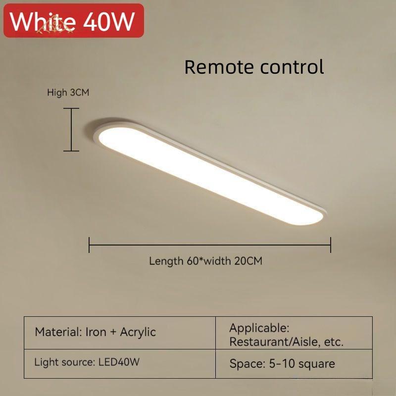 Household LED Ceiling Light Modern Minimalist Strip Cloakroom Aisle Balcony Light Corridor Hallway Nordic Master Bedroom Lights