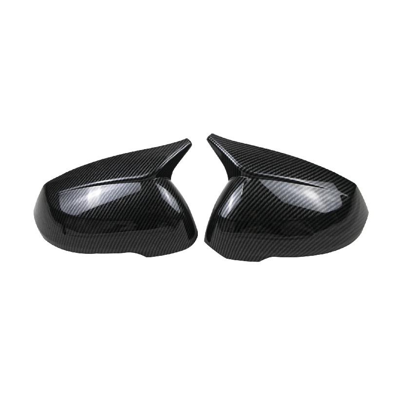 For BMW X1 U11 U12  2024 LHD Rearview Side Mirror Cover Wing Cap Exterior Sticker Door Rear View Case Trim Housing Carbon