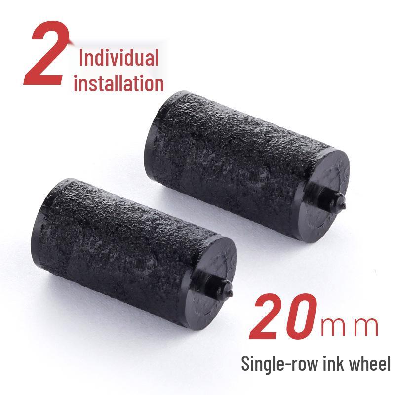 2-Pack MX-5500 Price Marker Ink Rollers, Single Row, 20mm Price Gun Cartridge