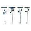 Metal Bird Bath Multifunction Easy To Setup Attracting Birds Bird Feeder Birdbath Birdfeeder for Park Lawn Garden Backyard Deck