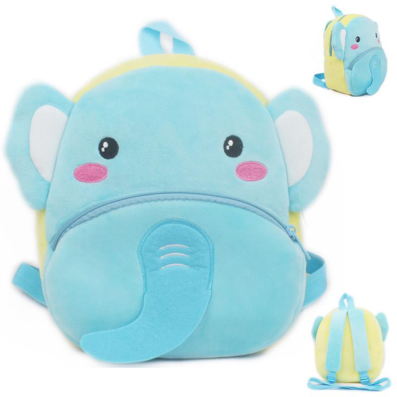 Nickel Childrens Plush Backpack With Animal Pattern For Kindergarten And School Use