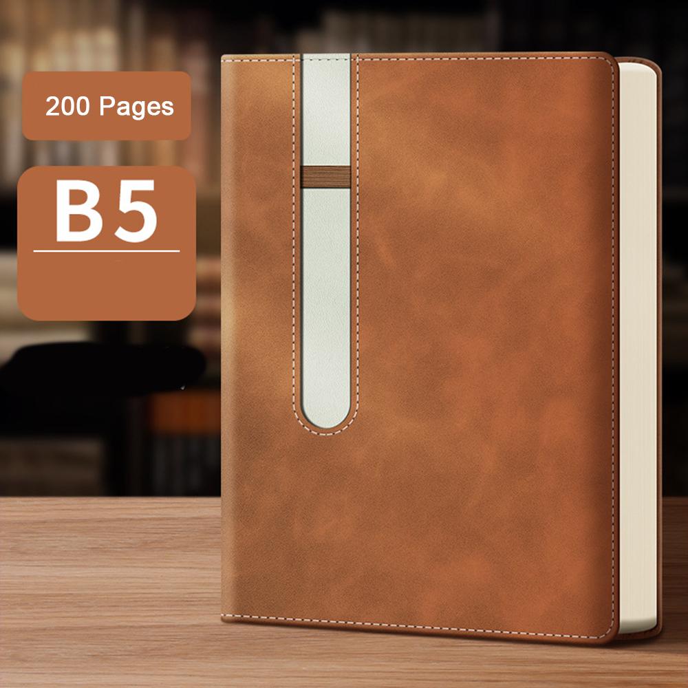 (Logo Can Be Engraved) A5/B5 Student Subject Notebook, Business Notebook, Diary, Work Meeting Minutes, Travel Log