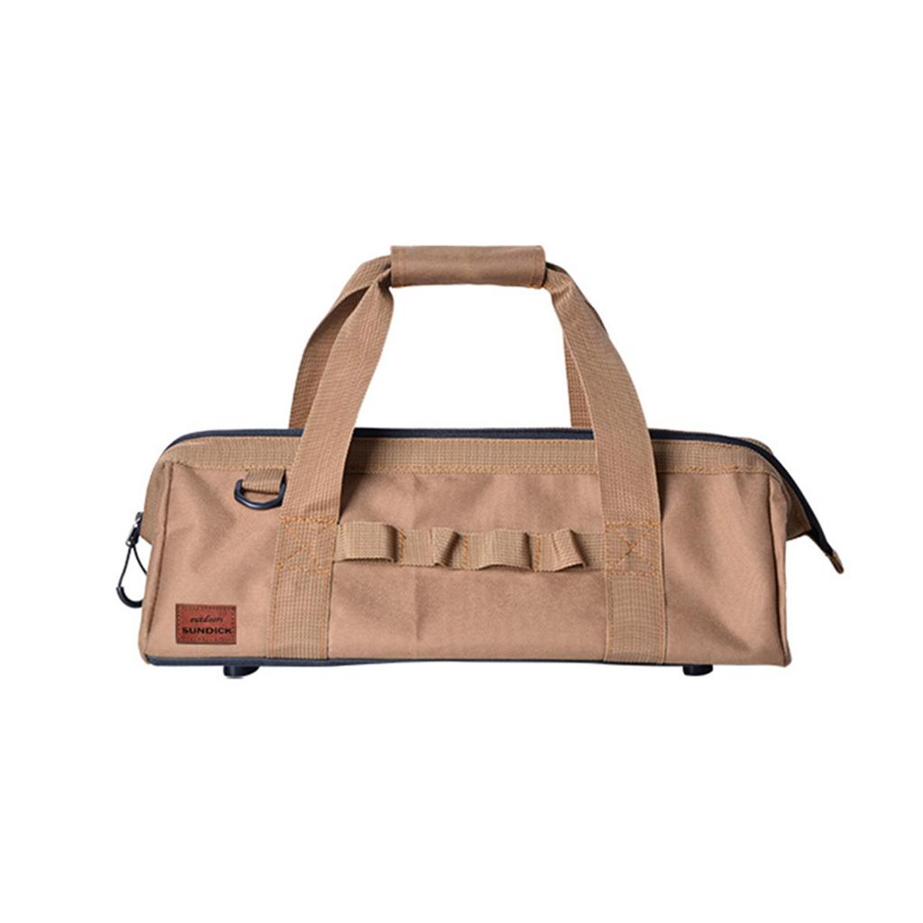 Taška na kempingové nářadí Velkokapacitní taška na nářadí se širokými ústy Voděodolná taška na vybavení Pevné dno