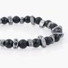 Jbans Classic 6Mm Asymmetrical Seahorse Mix Black Onyx Gemstone Bracelet (C2401Ac1157_Bk)