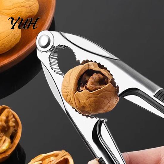 Anti Slip Pecan Cracker Nut Crackers for All Nuts, Heavy Duty Nutcracker Home Restaurant Walnuts, Multi-purpose Seafood Shell Opener Tool with
