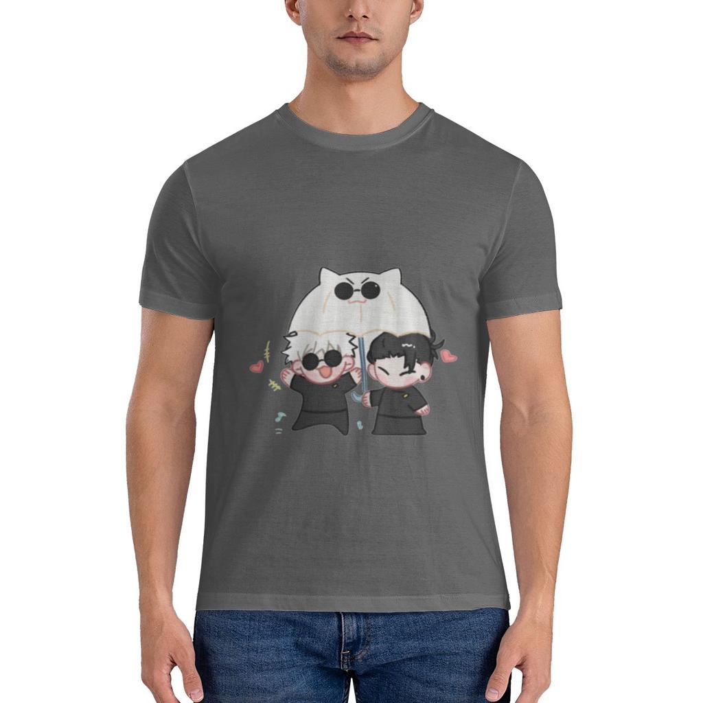The Umbrella Cat Gojo Geto Comfortable Tshirt Urban Casual Antistatic Tee
