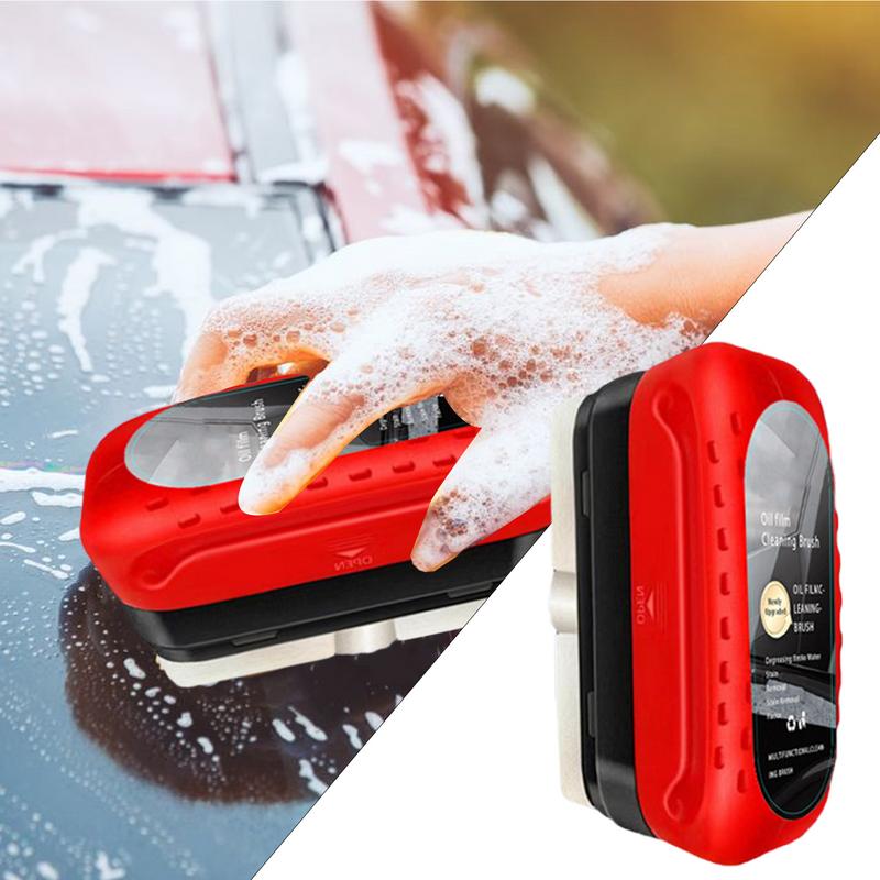 Windshield Oil Film Cleaner 120ml Car Cleaning Brush Agent Cleaning Hydrophobic Reusable Rain And Fog Proof Glass Coating