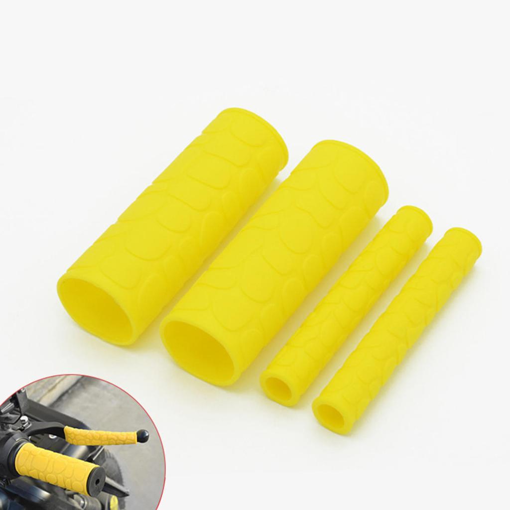 Non-slip Rubber Grip Glove Motorcycle Handle Cover Universal Heat Shrinkable Grip Cover Sleeve Handlebar Covers Accessories