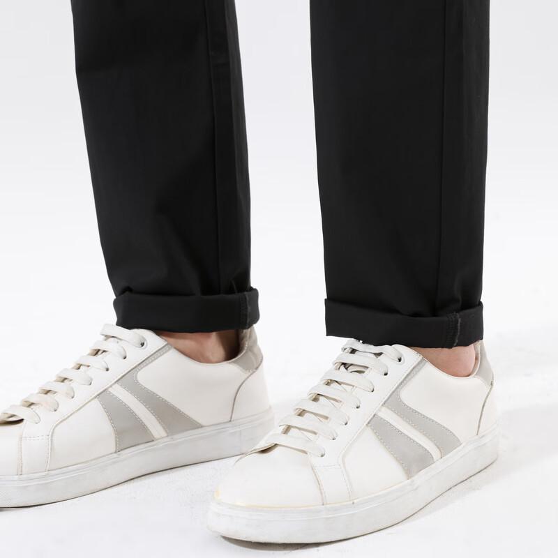 FAPAI Men's Comfortable Stretch Business Casual Straight-Leg Pants