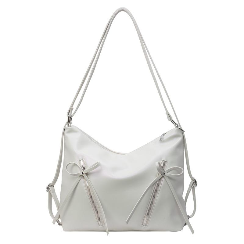 2025 New Bow Backpack Bag Women's Fashion Korean Tote Bag Casual Large Capacity Shoulder Backpack