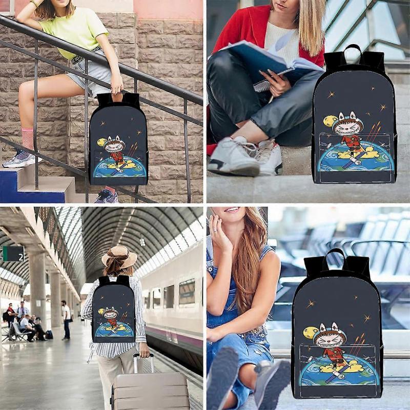 Backpack, with Multiple Organizational Compartments, Fits 15.6 Inch Notebook, for Travel, Teen, Business Work K721