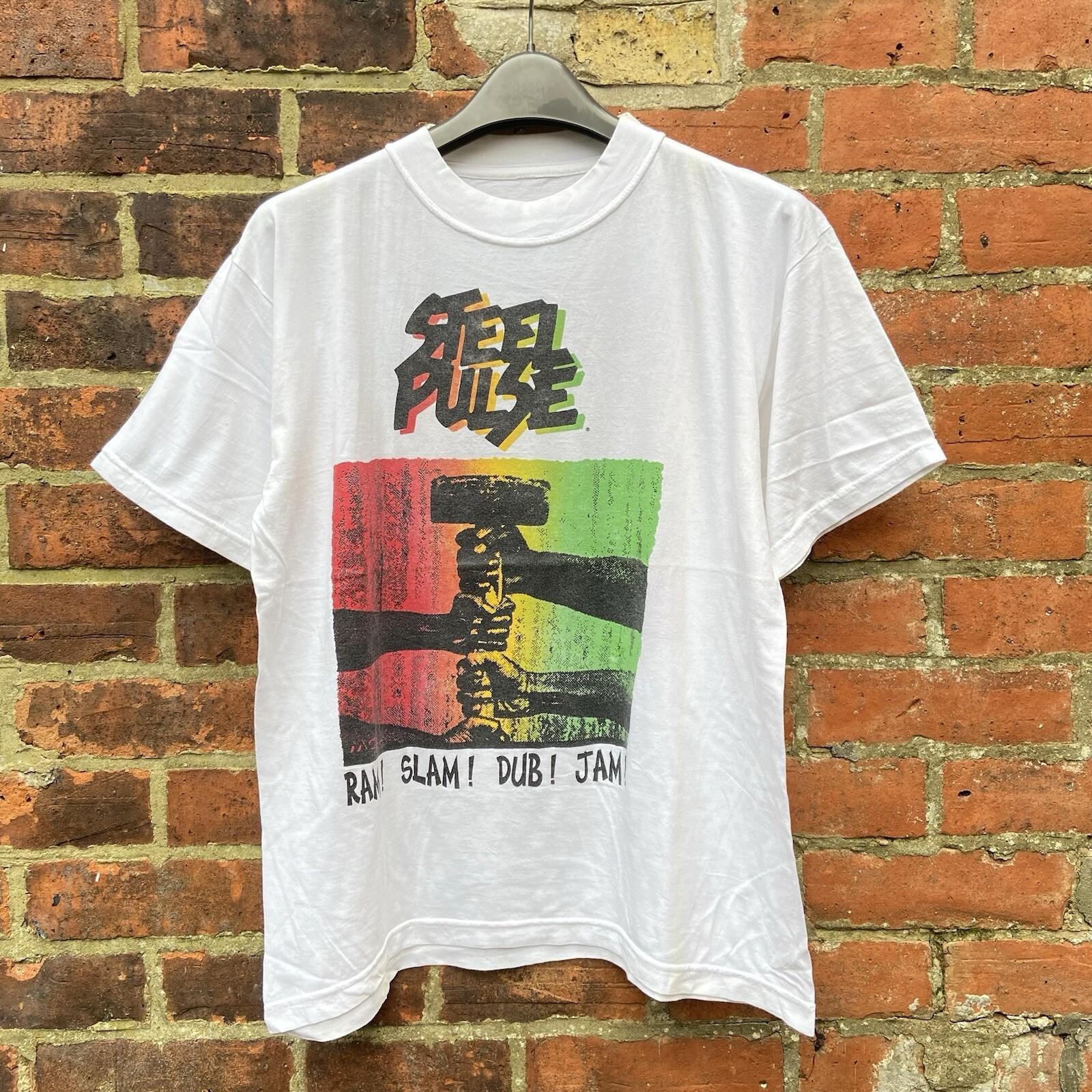 Vintage 90s Steel Pulse T Shirt Medium 1991 Ram Slam Dub Jam Tour Reggae USA Unisex T-Shirt XXXXL