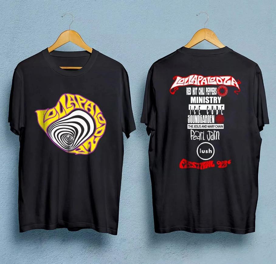 

Vintage 1992 Lollapalooza 1992 Concert Tour T-shirt, size S-4XL S