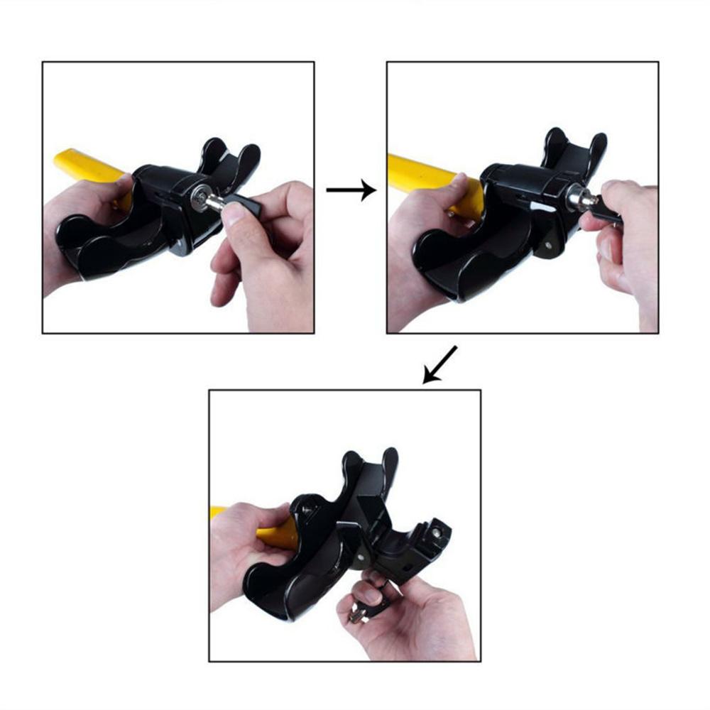 1pcs Universal Anti-Theft Device Heavy Duty T Style Car Steering Wheel Security