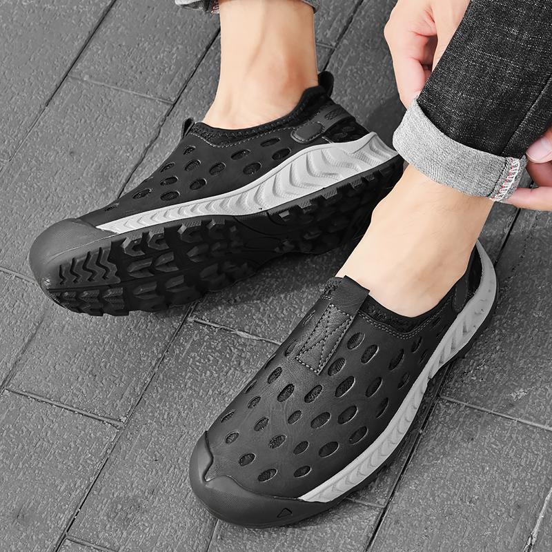 Men's Casual Shoes Slip On Mesh Hole Shoes