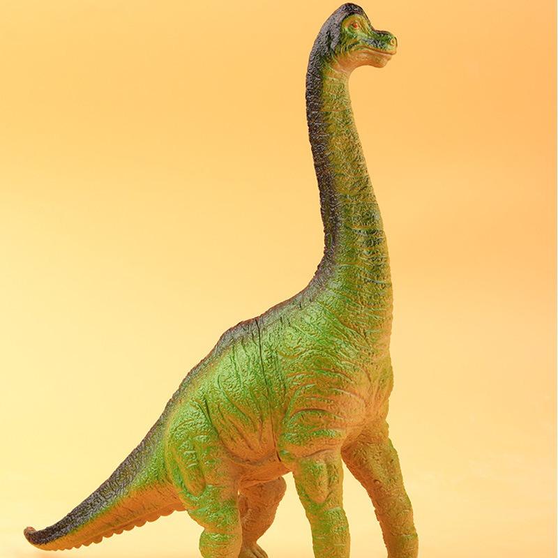 Large Simulated Soft Rubber Dinosaur Toy with Sound Tyrannosaurus Rex Triceratops Animal Model for Boys and Children