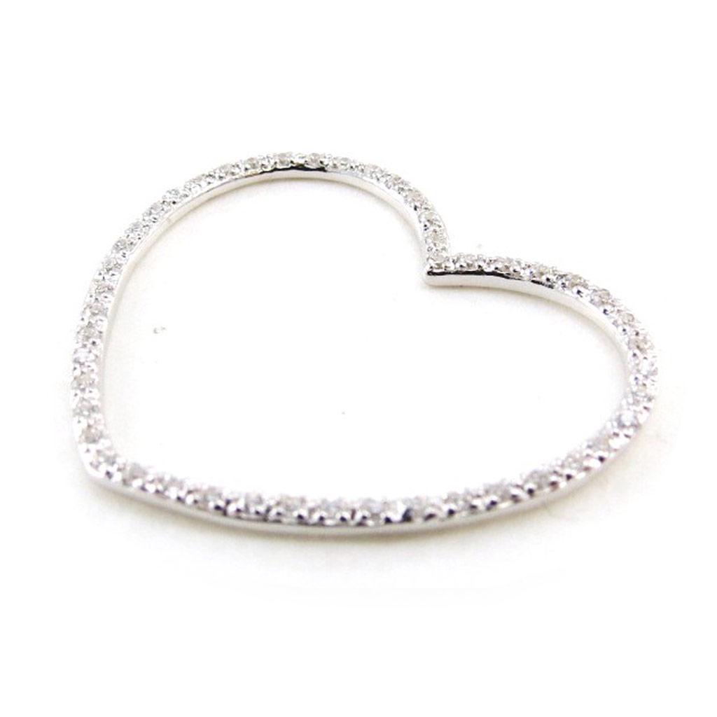 Les Trésors De Lily [I9764] - Silver Pendant 'Love Divine' Silver White - 28x23 Mm