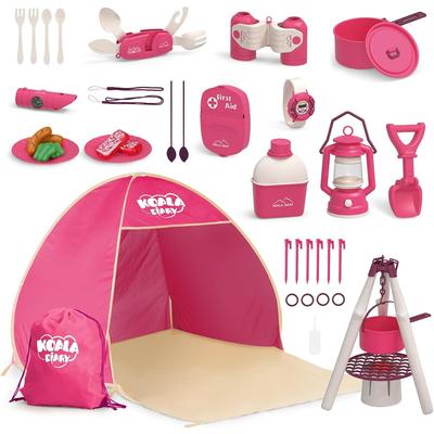 Outdoor Play Tent Toys for Kids Multi-Educational Toddler Outdoor Toys Gift for Girls and Boys, Including Tents, Oil Lamps