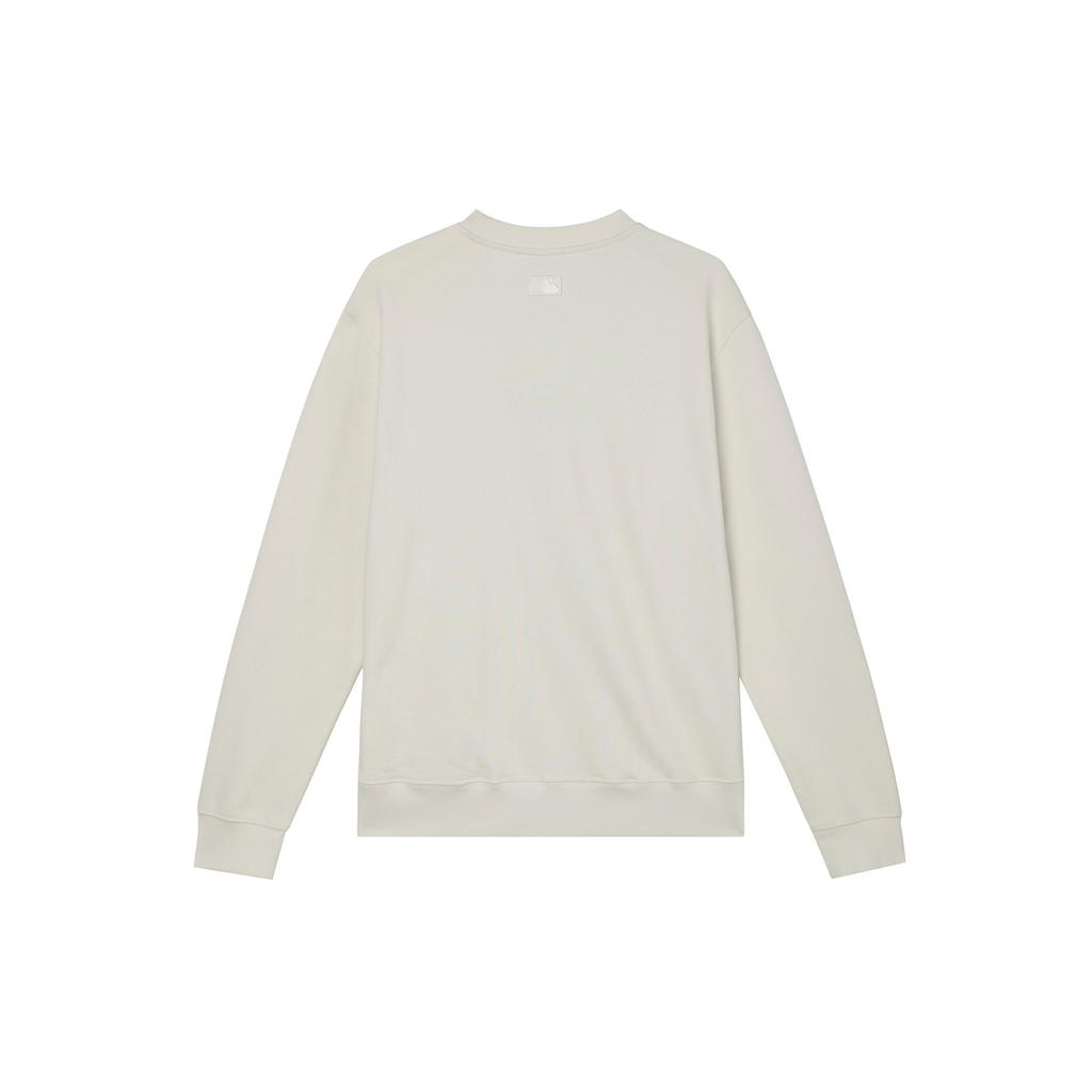 MLB New York Yankees Heart Logo Print Crewneck Sweatshirt Unisex Sweatshirt Cream 3AMTH0324-50CRS