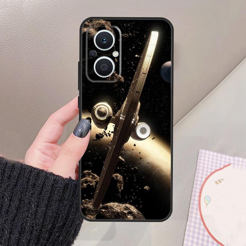 Space Ship Art Funda For OPPO Reno 11 12 13 14 Pro 11F 12F 13F 14F 7 8 Lite OPPO Find X9 X6 X5 X8 Pro Case