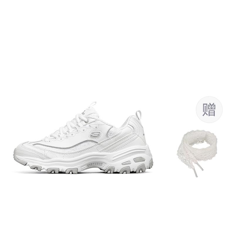 Skechers D'LITES White Women's 11959-WHT
