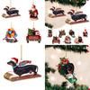 Festive 2023 Dachshund Dog Ornaments Set For Car Interior And Home Decoration