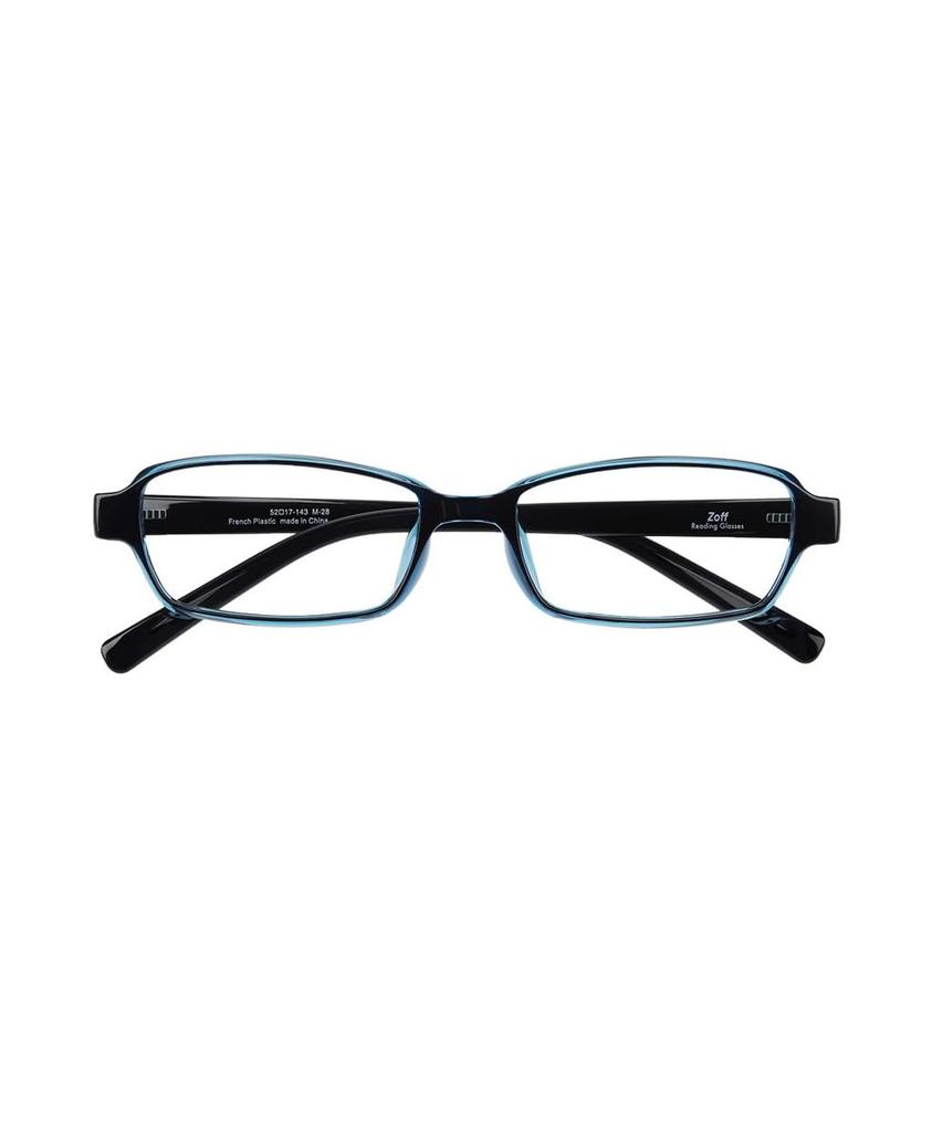 Square Type Lightweight Reading Reading Glasses That Slip Easily and Reduce Pressure Portable Senior Stylish Reading Glasses [Zoff] +2.00 Glasses,