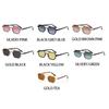 Large Frame Double Beam Sun Glasses UV400 Multicolor Eyewear Polygon Sunglasses  Unisex