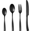 Ménageres - - AM5136 - 24 pieces - Acier inoxydable - Finition noir