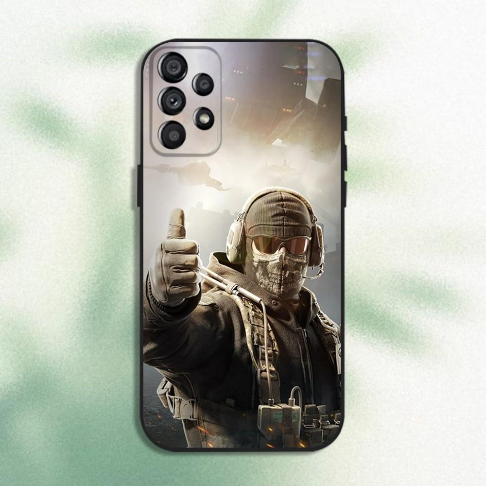 C-COD Call Of D-Duty Ghost Phone Case For Samsung Galaxy A20,A21s,A22,A31,A32,A52,A53,A72,73,A80 Soft Black Cover