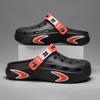 Baotou drag men's outer wear hole shoes men's trend outer wear casual beach shoes men's soft sole breathable tide sandals