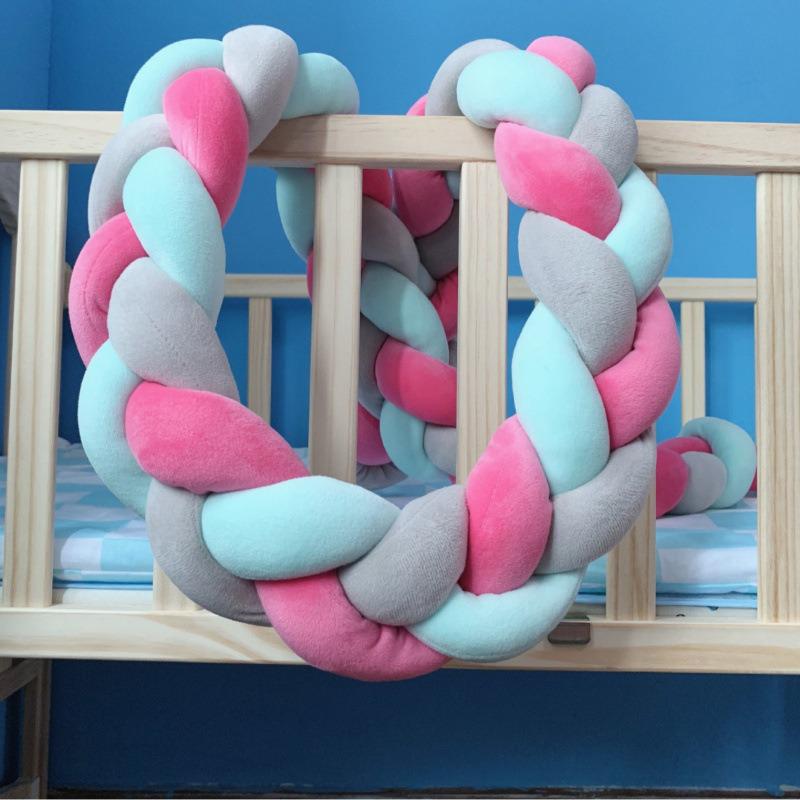 Fascia Anti-Collisione per Culla da Bambino INS: Treccia a Tre Fili Morbida Imbottitura per Quilting Fai da Te