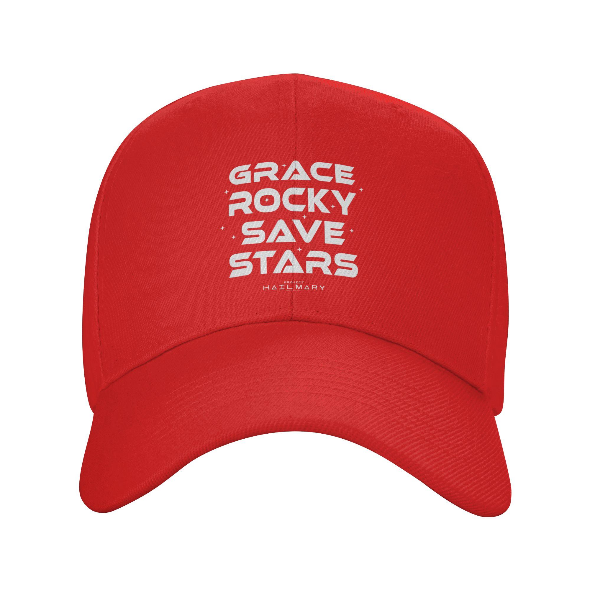 Project Hail Mary Grace Rocky Save Stars Poster Sun Baseball Cap Spring Casual Trucker Hat For Unisex Hunting Camping Baseball Caps One Size