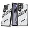 Samsung S25 Ultra Stealth Bracket Mobile Phone Case Suitable for S24PLUS Four Corner Anti Fall S23 Battle Shadow Protection Case