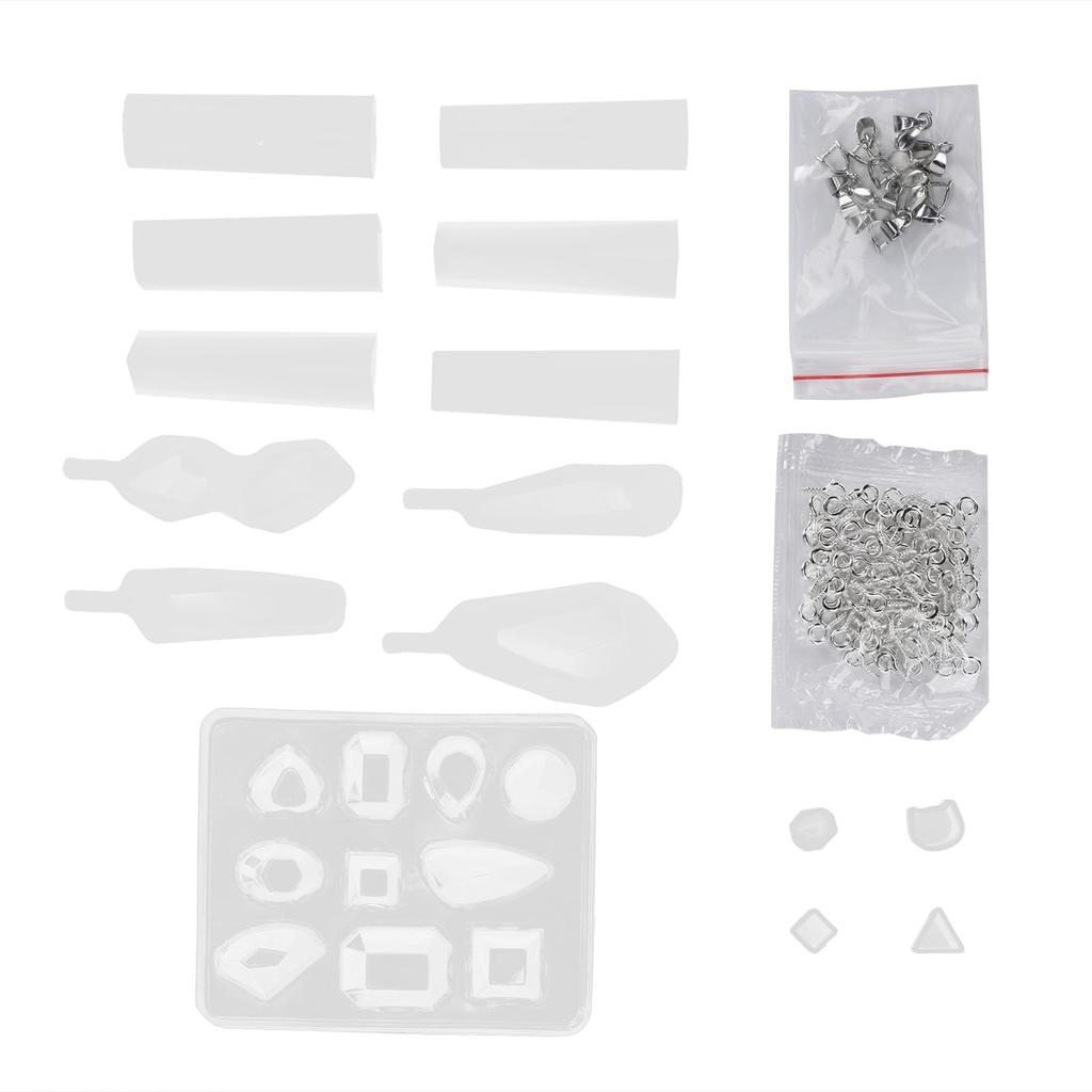 Handicraft Jewelry DIY Silicone Mold Earring Pendant Making Mold Eye Screw Accessory Set