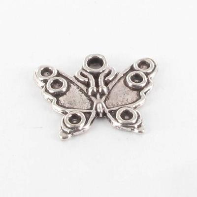 Silberner Schmetterling Metall-Anhänger