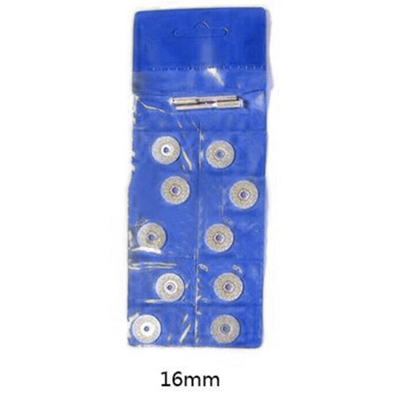 

10Pcs Mini Diamond Saw Blade &2Pcs Conneting Rod Cutter Rotary Tool Cutting Disc Disks Grinding Wheels Drill Power Tool Set