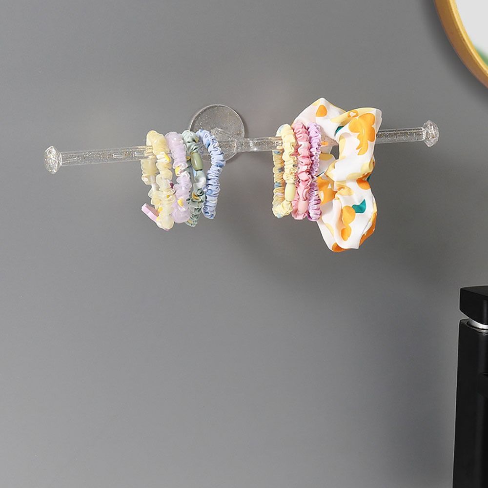 Punch-free Towel Holder Transparent Jewelry Hanger High-quality Toilet Paper Rack