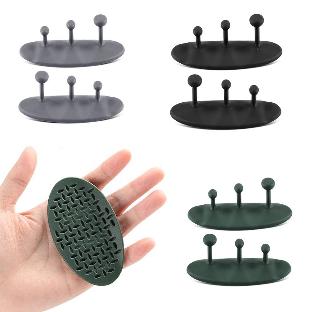 1 Pair Washable Workout Grip Gloves Anti-slip Silicone Palm Grips  Strength Training