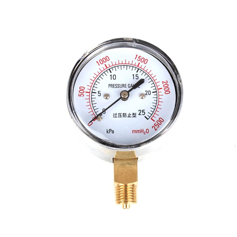 Capsule Pressure Gauge YE-60 Overpressure Prevention Micro Pressure Gauge 0-40kpa Hydraulic Pressure Kilopascal Meter