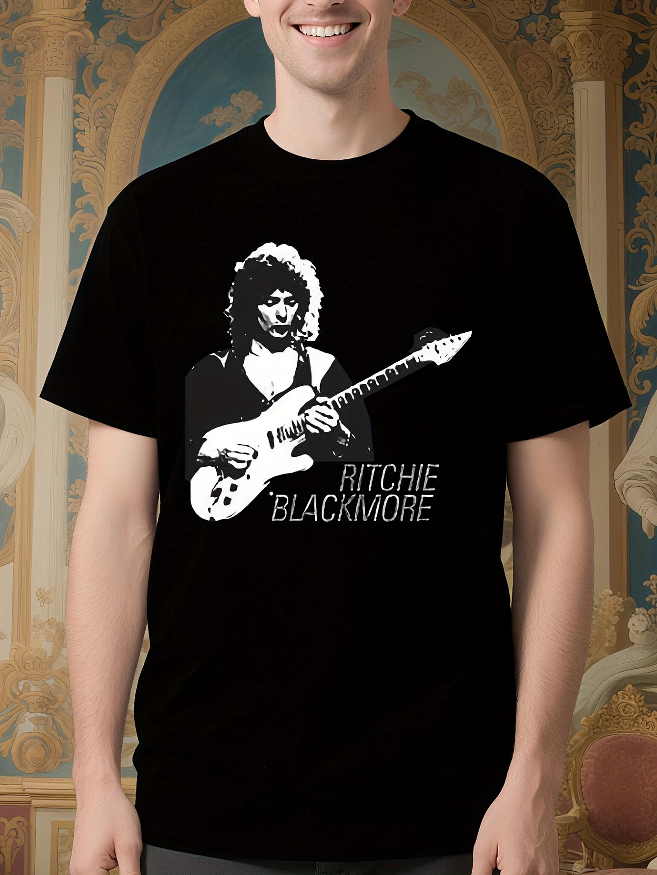 Ritchie Blackmore Graphic Tshirt - Rock Legend Guitarist Tee M