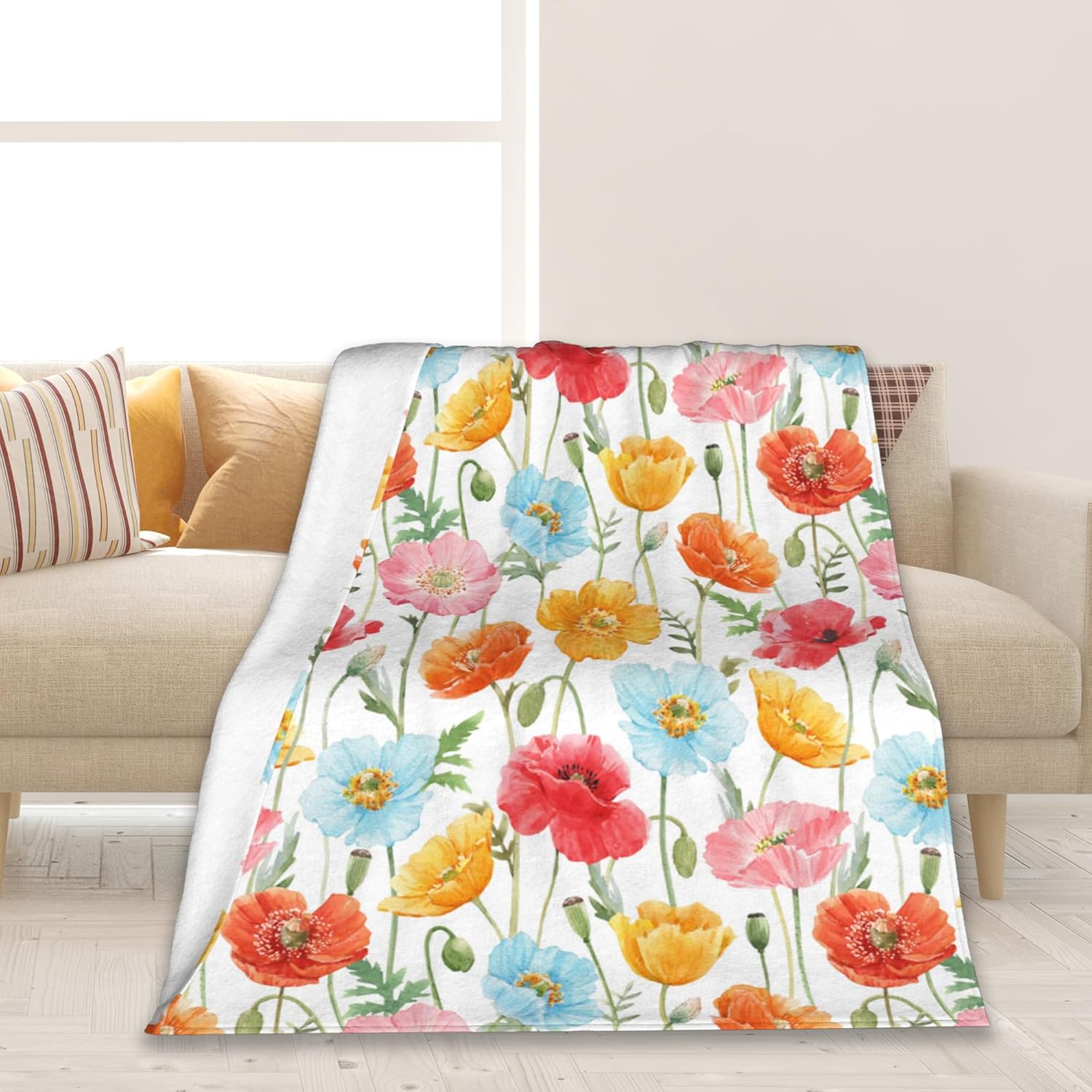 

GUOYU Blanket Blanket Japanese Style Cute Pink Sushi Rolls Blankets Warm Lightweight Throw Blanket AllSeason for Couch Bed Man Women Girl 75x100cm (30x40inch)