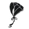 Cotton Material Triangle Scarf Bat Knitted Hollow Headband Halloween Headscarf  Women Girls