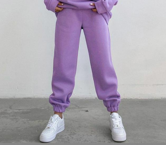 Evropské a americké dámské ležérní sportovní tepláky s vysokým pasem - Všestranné tepláky s manžetou na doma